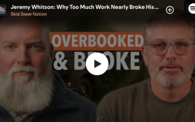 Jeremy Whitson: Why Too Much Work Nearly Broke His Excavation Business